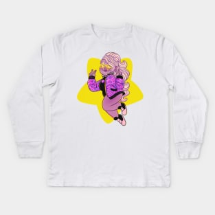 Amethyst Kids Long Sleeve T-Shirt